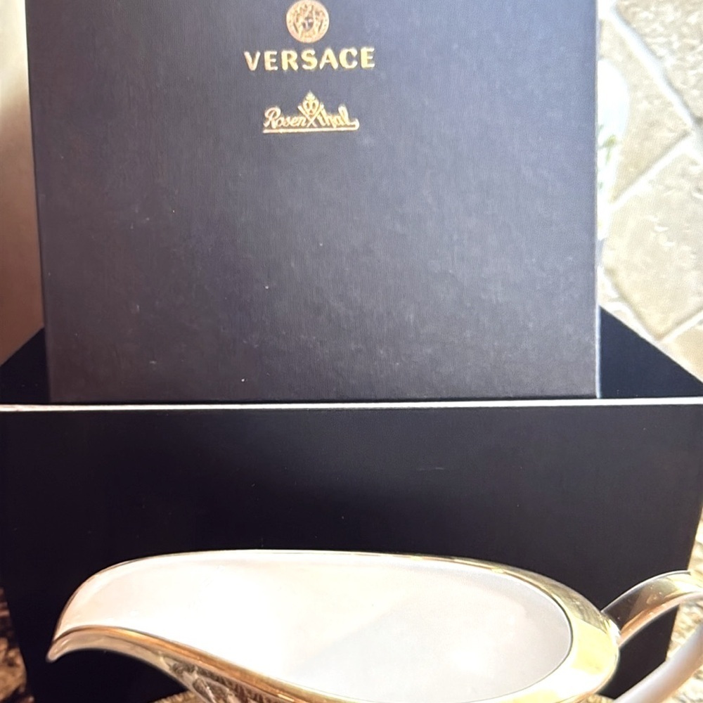 Versace Rosenthal I Love Baroque Gravy Boat and Saucer - Picture 4 of 7